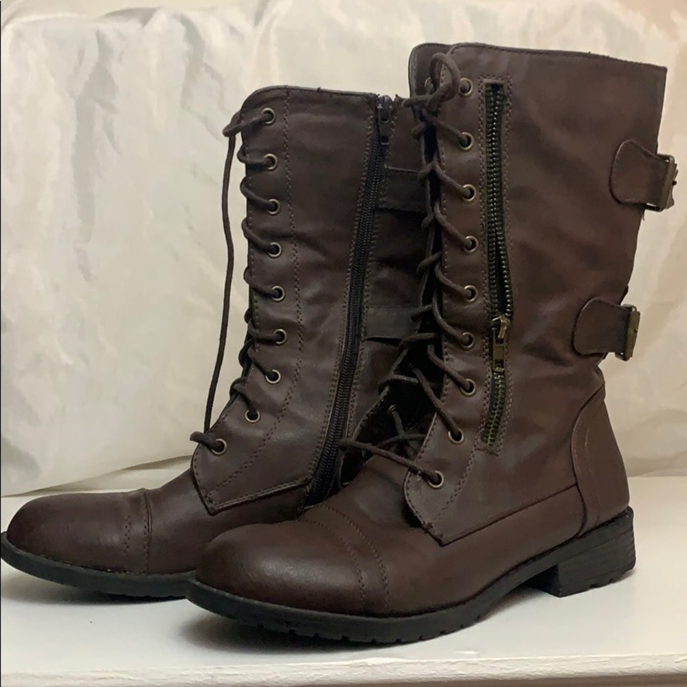 Pazzle combat boots brown